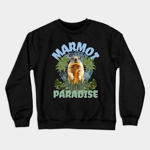 Marmots Cute - Animal Earth Day Marmots Lover Crewneck Sweatshirt by alcoshirts